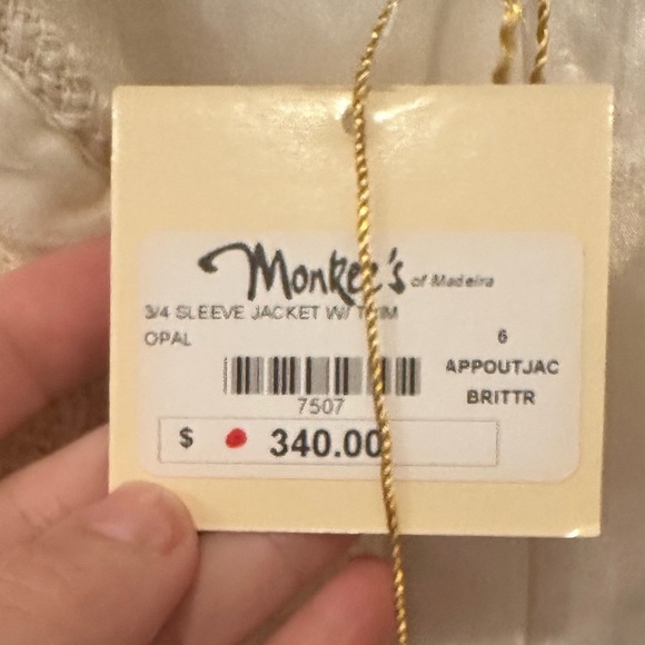 Britt Ryan tweed Chanel style cropped Jackie O jacket size 6 NWT - Picture 8 of 9